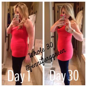 Jennifer Green's Whole30 Results