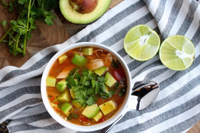 Chicken Avocado Lime Soup