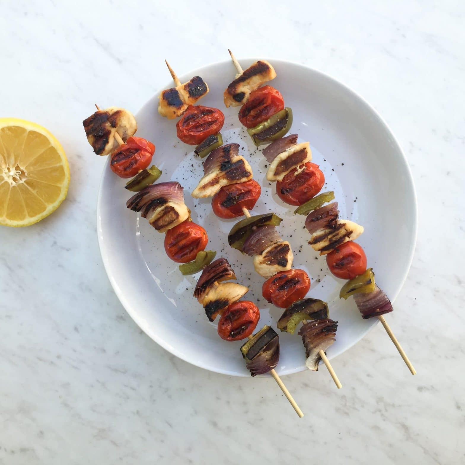 Whole30 + Paleo Lemon Pepper Kebabs Recipe