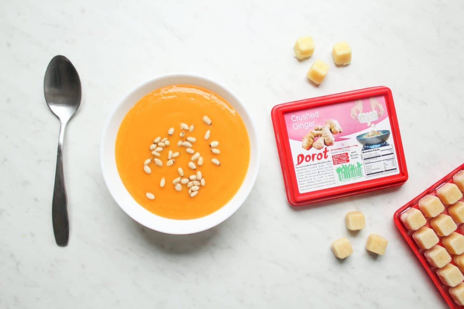 Make things easy with Dorot: Whole30 + Paleo Butternut Squash Soup Recipe