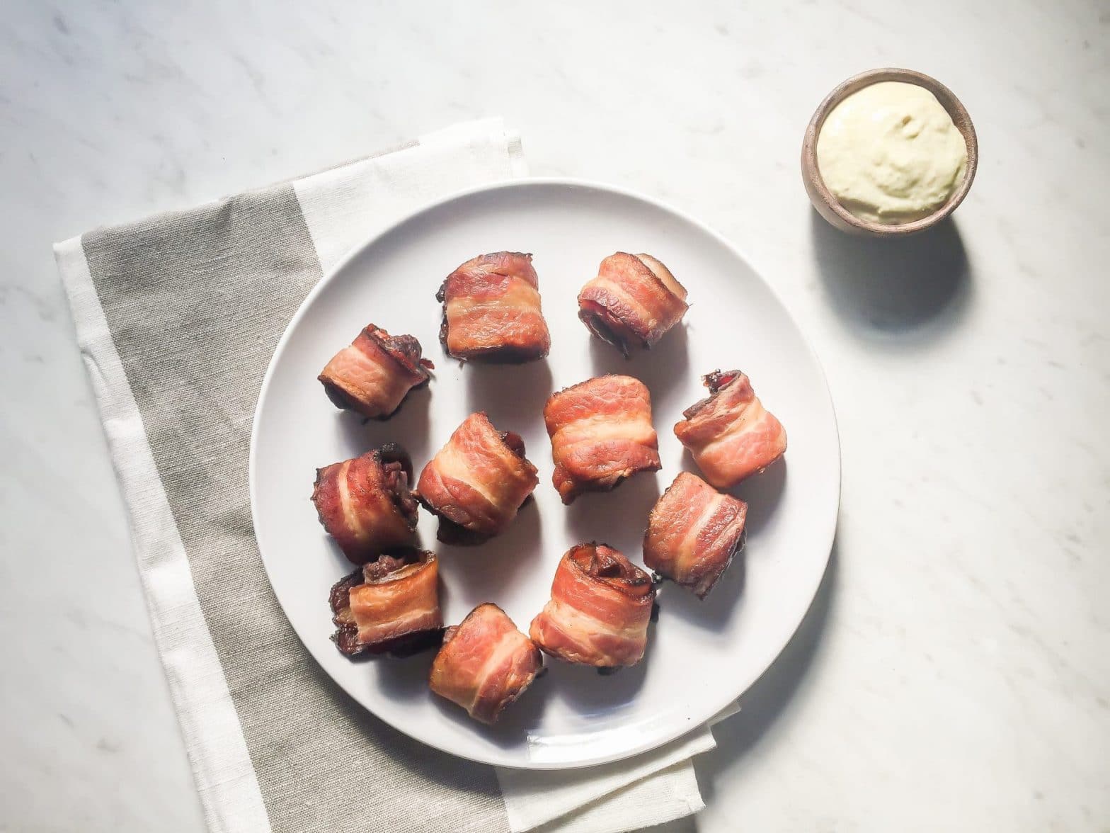 Whole30 Bacon Wrapped Sirloin