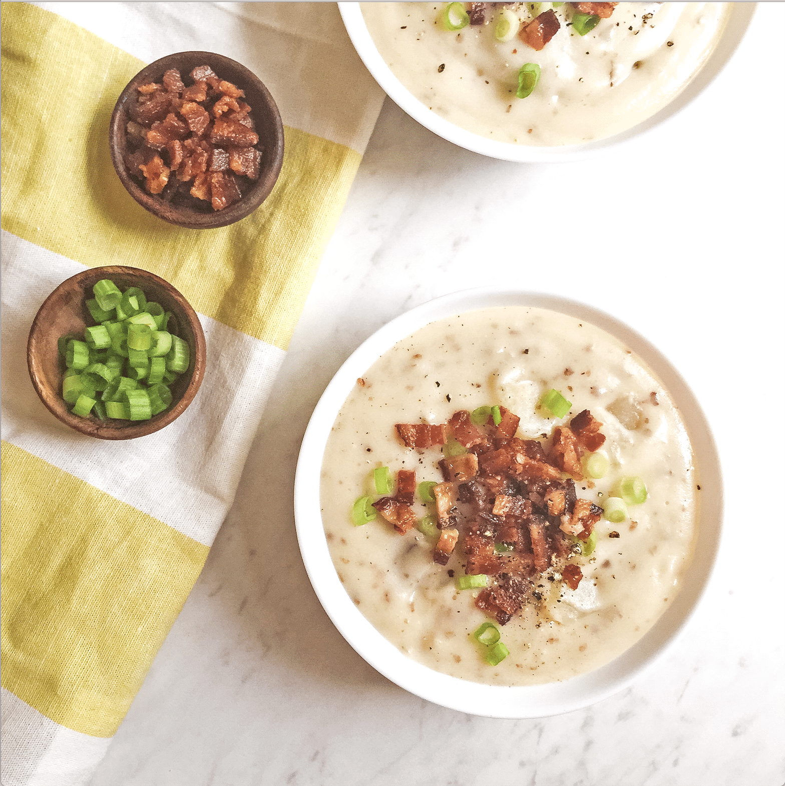 Paleo + Whole30 Creamy Potato Soup Recipe