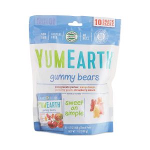 Healthy Halloween Candy YumEarth Organics Family Size Snack Pack Gummy Bears