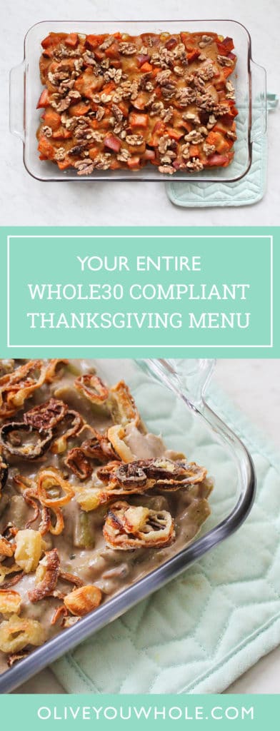 Paleo Whole30 Thanksgiving Recipes Roundup