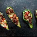 Chorizo Stuffed Poblano Peppers Recipe