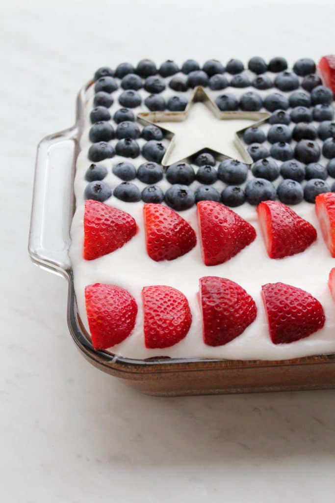 Paleo Flag Cake Recipe + Pictures