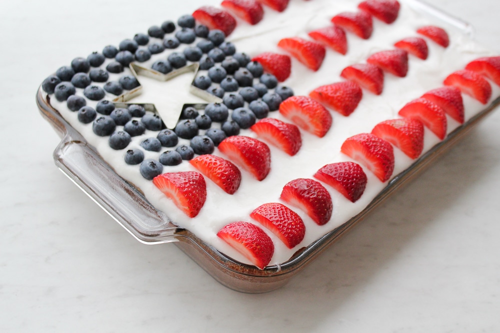 Paleo Flag Cake Recipe + Pictures