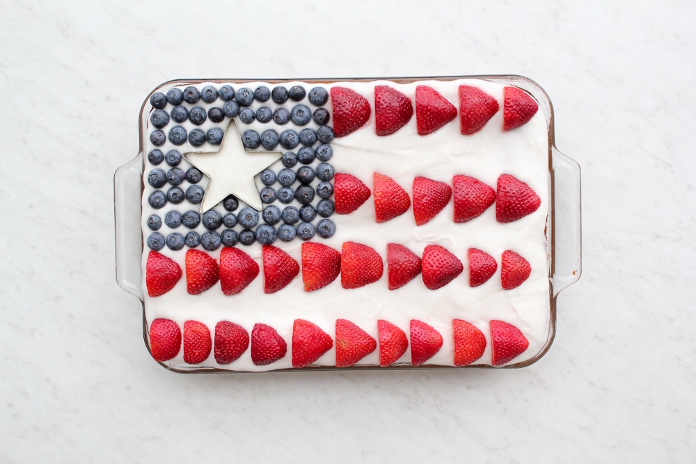 Paleo Flag Cake Recipe + Pictures (Gluten Free + Dairy Free)