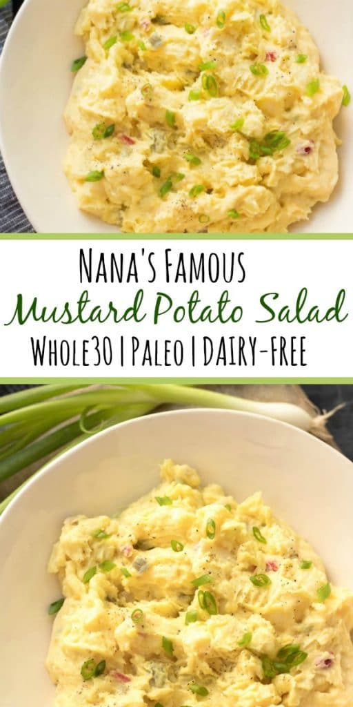 Whole30 + Paleo potato salad recipes | mustard potato salad recipe