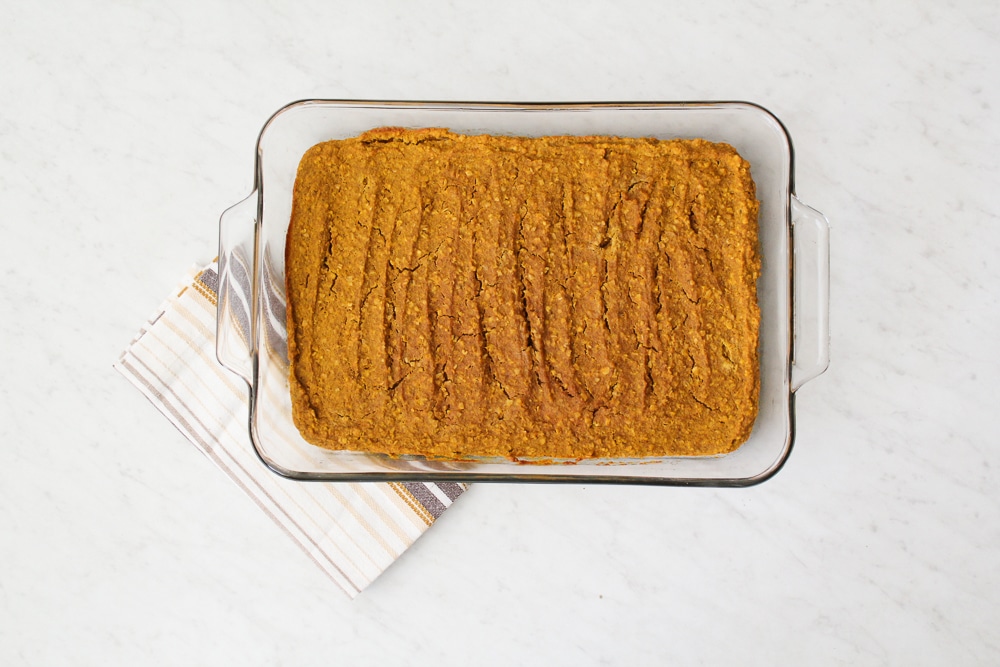 Gluten Free Pumpkin Spice Oatmeal Bars Recipe