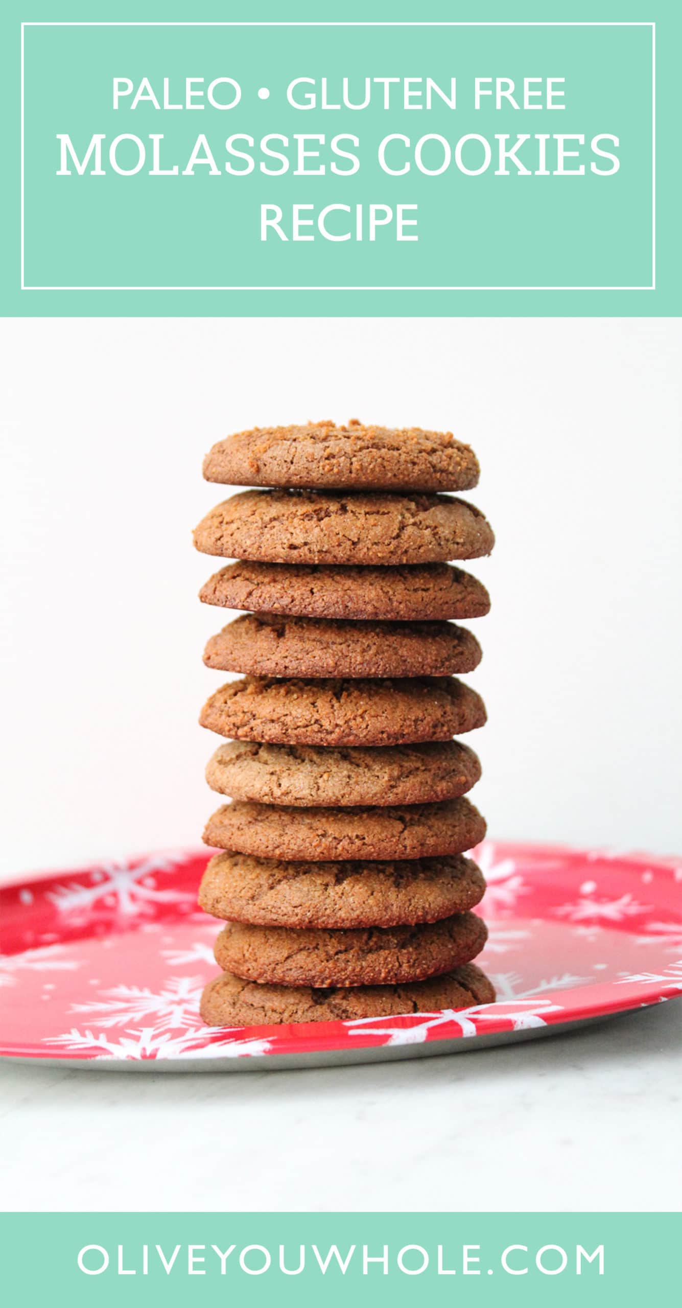 Paleo Molasses Cookies Recipe Pinterest