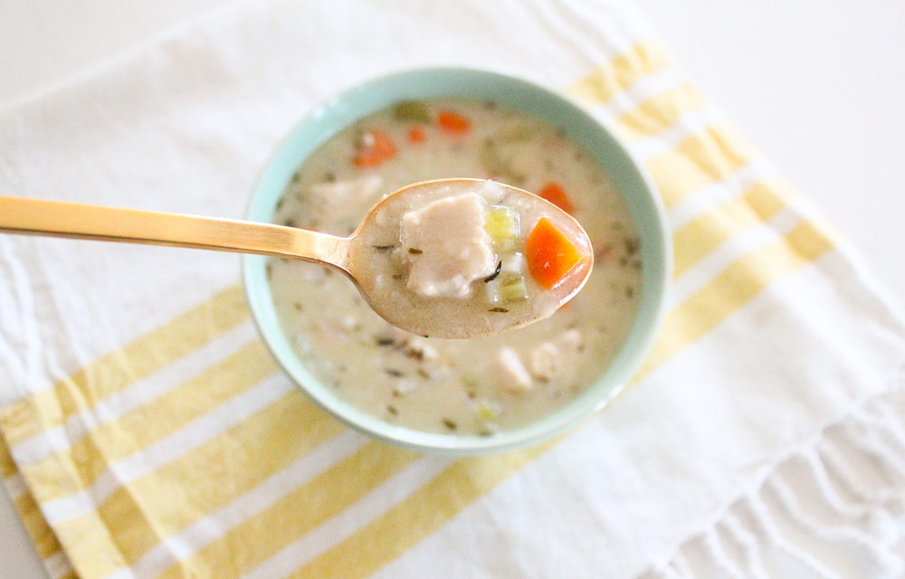 Creamy Chicken and Rice Soup Recipe (Paleo + Whole30)