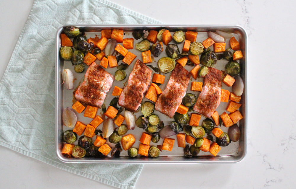 Orange Harissa Sheet Pan Salmon Recipe (Whole30 + Paleo)