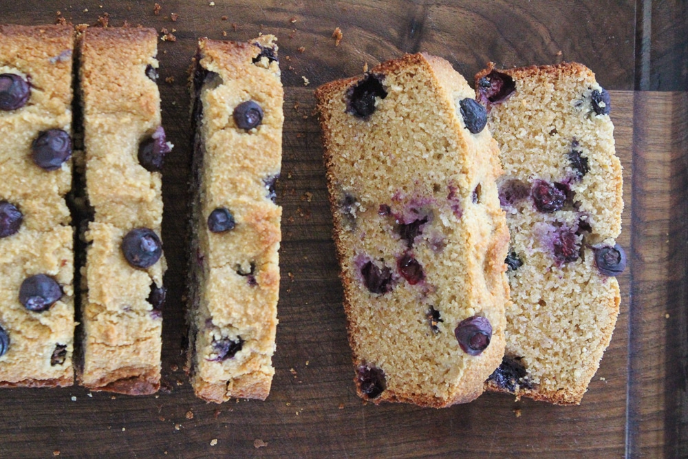 Paleo Lemon Blueberry Cake Recipe