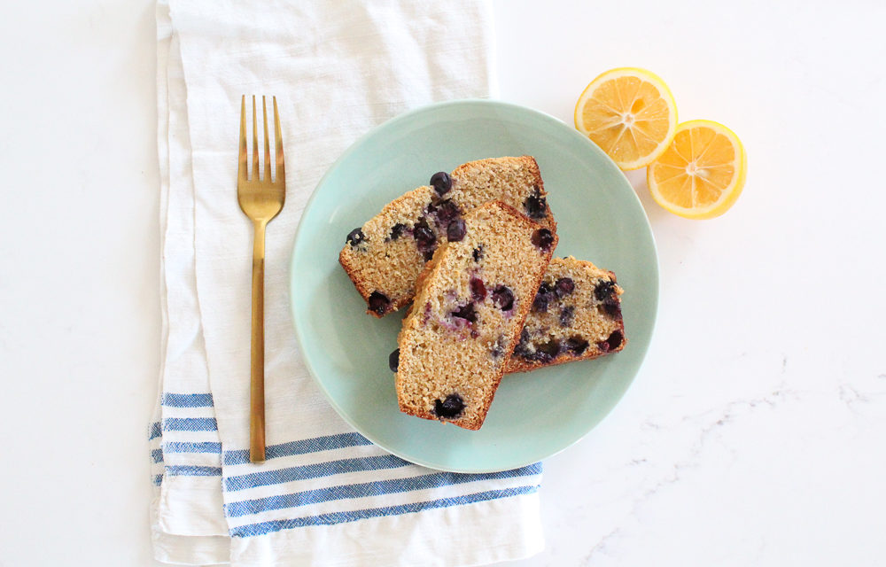 Paleo Lemon Blueberry Cake Recipe