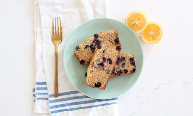 Paleo Lemon Blueberry Cake Recipe