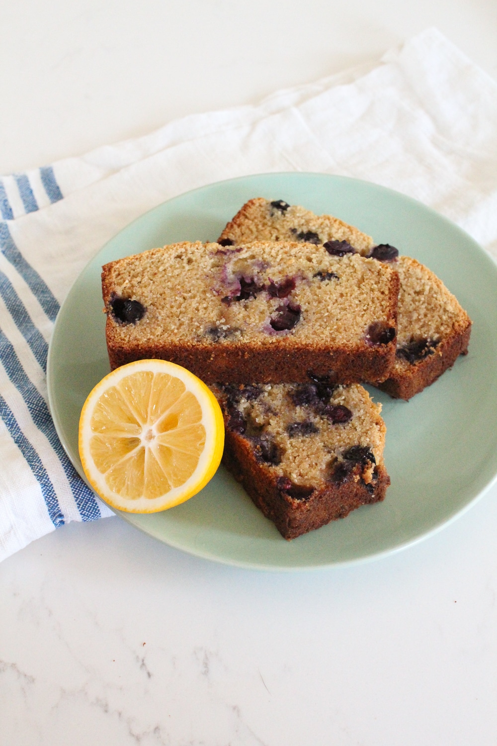 Paleo Lemon Blueberry Cake Recipe