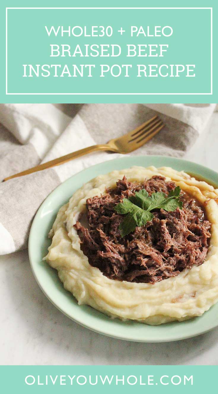 Braised Beef Instant Pot Recipe Whole30 Paleo