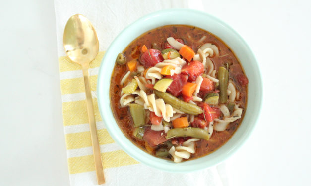 Gluten Free Minestrone Recipe (Vegan + Vegetarian)