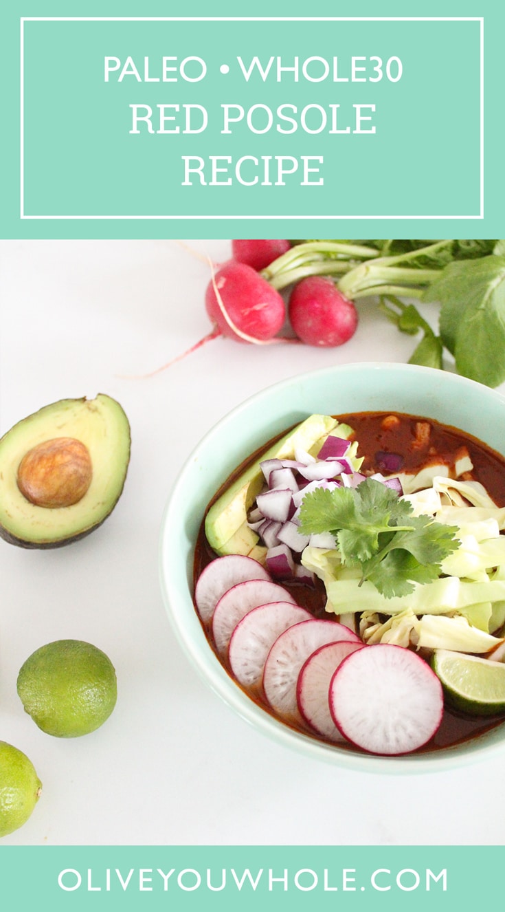 Red Posole Recipe Whole30 Paleo Pinterest