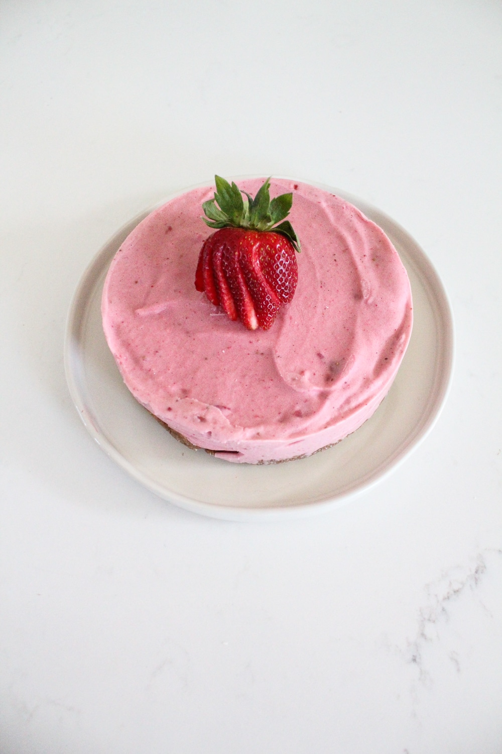 No Bake Strawberry Cheesecake Ice Cream Bars Dairy Free