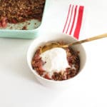 Strawberry Rhubarb Crisp Recipe Gluten Free Dairy Free