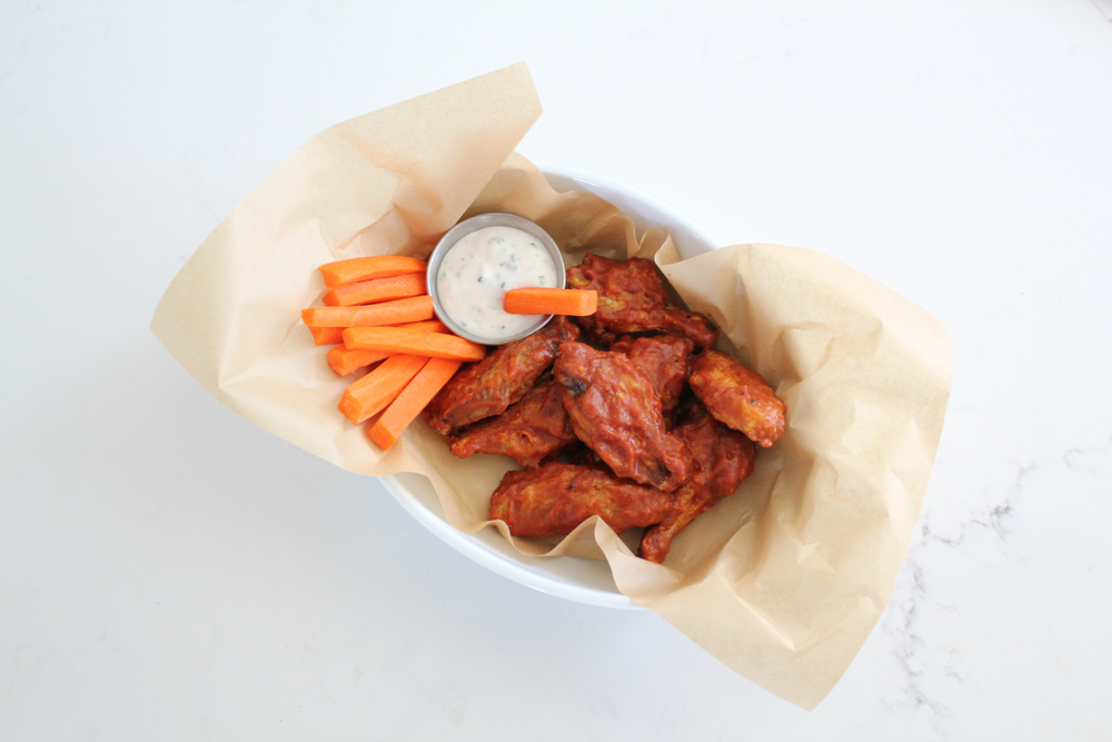 Air Fryer BBQ Chicken Wings