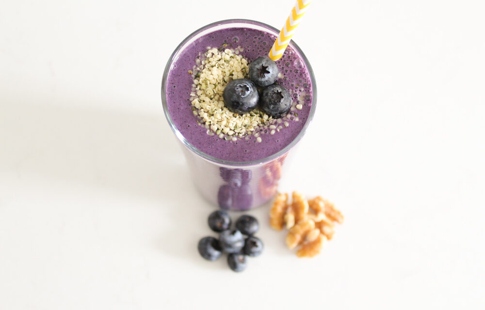 Blueberry Muffin Smoothie Recipe (Dairy Free)