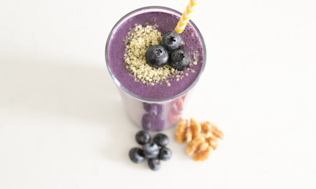 Blueberry Muffin Smoothie Recipe (Dairy Free)