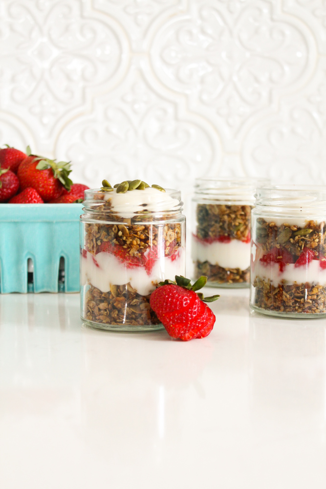 Vegan Protein Granola Parfaits