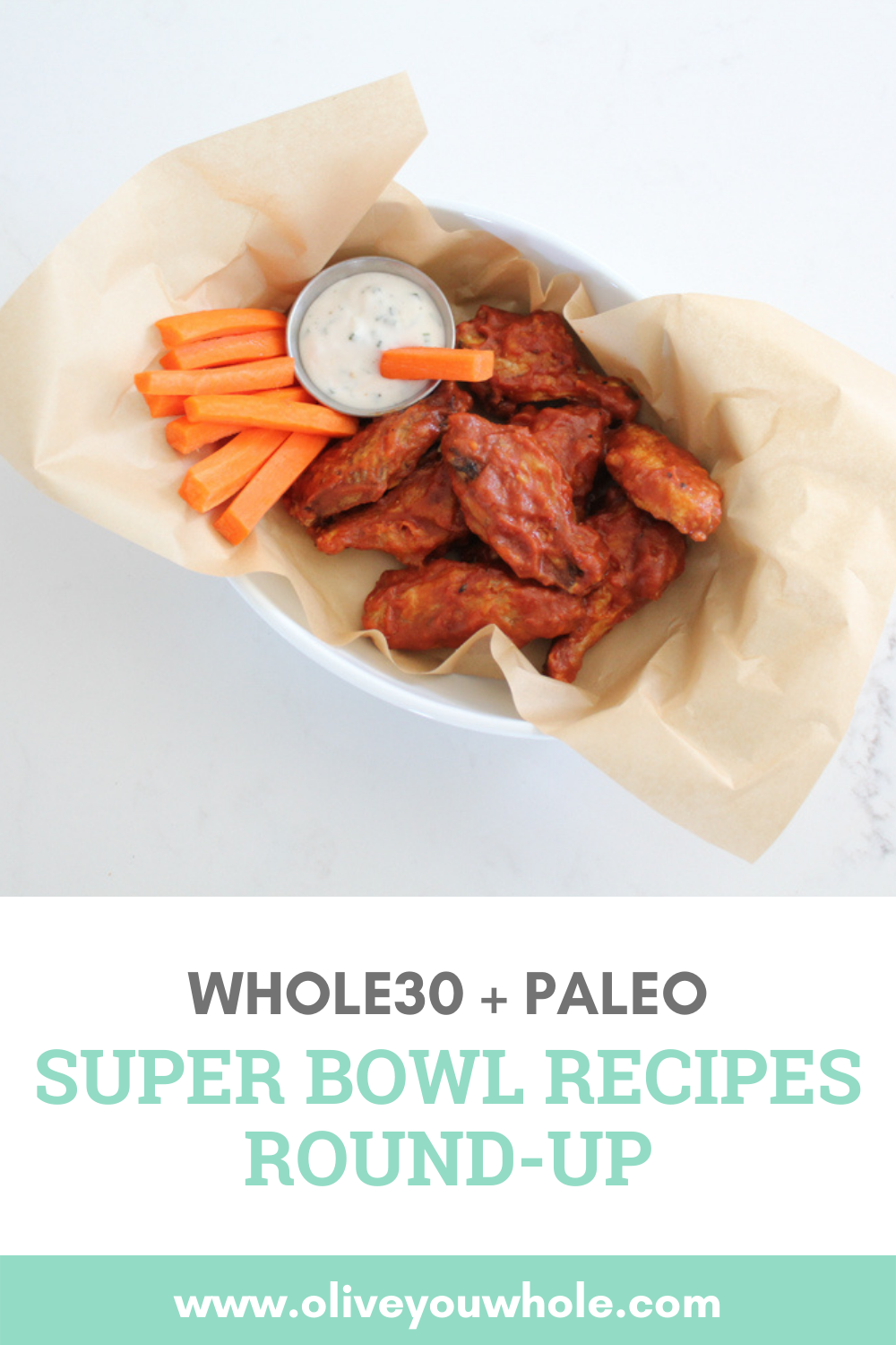 Whole30 + Paleo Super Bowl Recipes Round-Up Pinterest