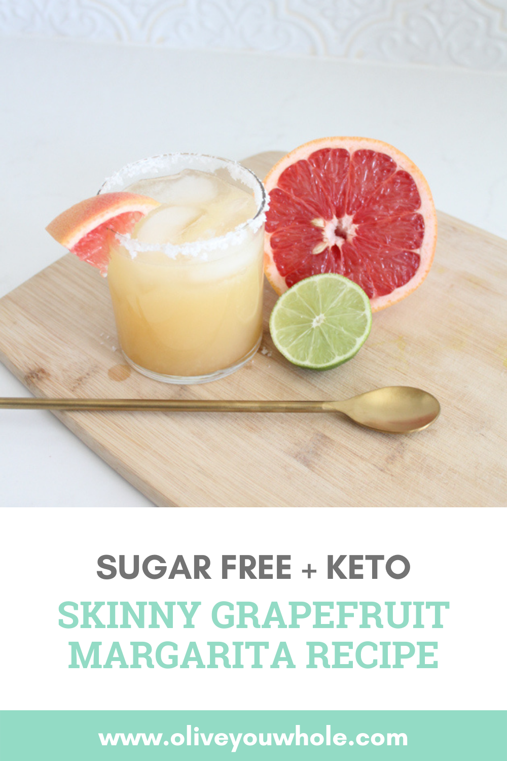 Skinny Grapefruit Margarita Recipe Keto Sugar Free