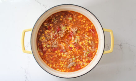 Traditional Brunswick Stew with Chicken and Pulled Pork