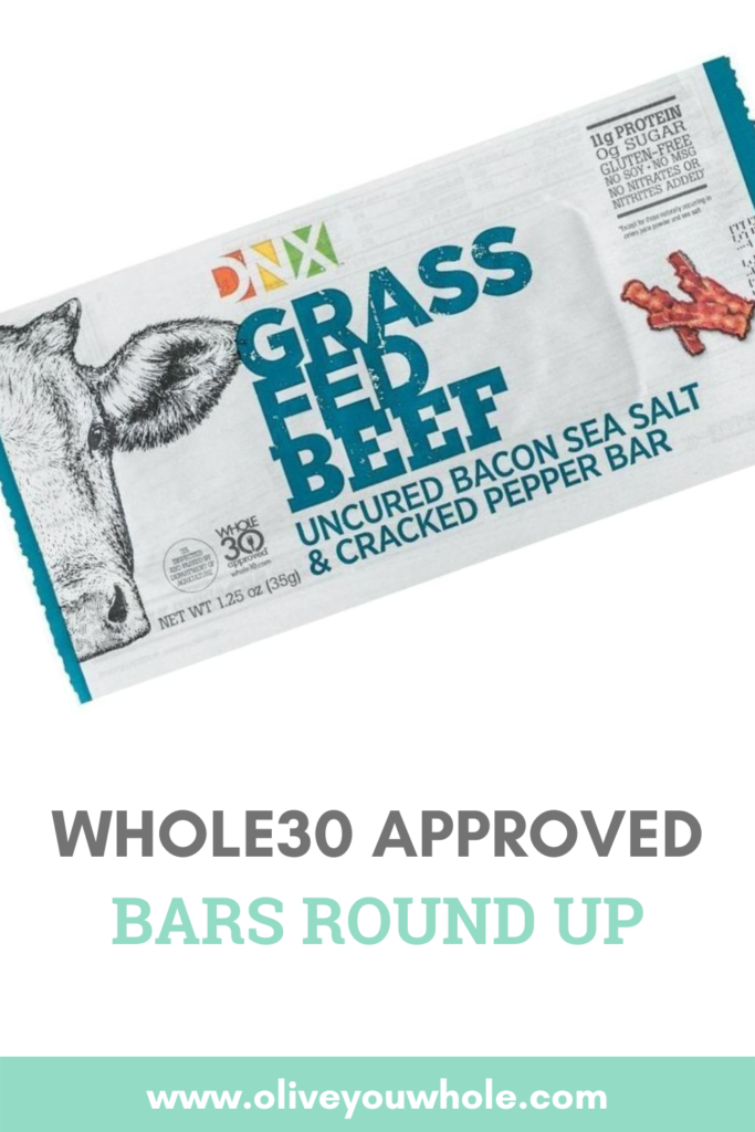 Whole30 Approved Bars Pinterest