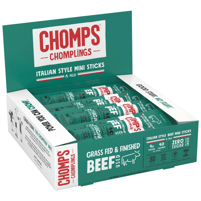 Whole30 Approved Snack Bars | CHOMPS Sticks