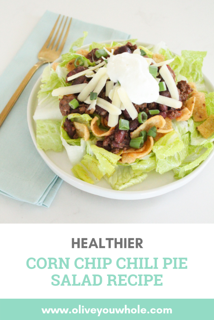 Corn Chip Chili Pie Salad Pinterest