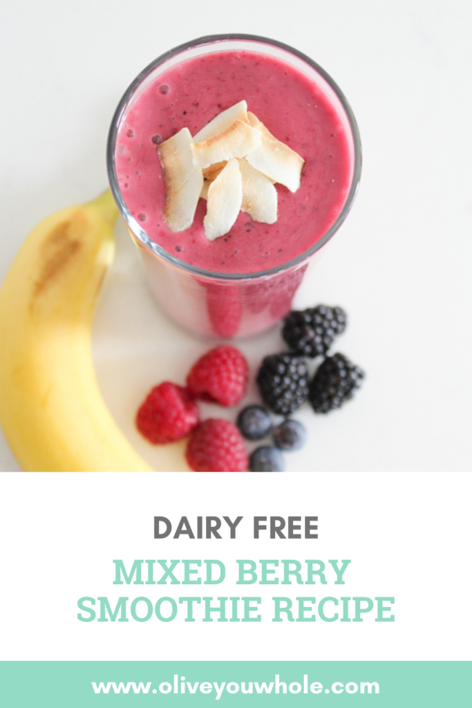 Mixed Berry Smoothie Recipe Pinterest