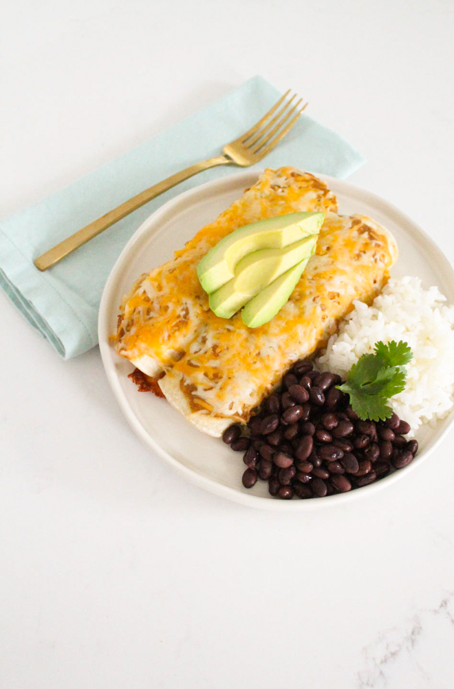 Green Chile Chicken Enchiladas