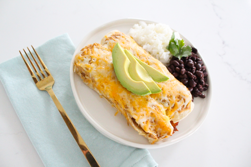 Green Chile Chicken Enchiladas Recipe