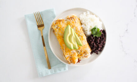 Green Chile Chicken Enchiladas Casserole