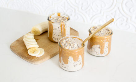 Overnight Oats with Peanut Butter (Gluten Free)