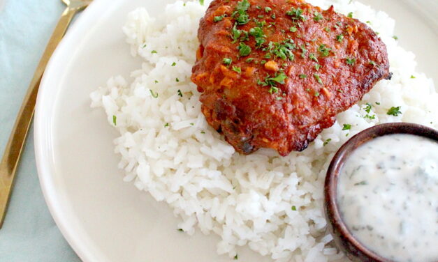Tandoori Chicken with Rice (Gluten Free)