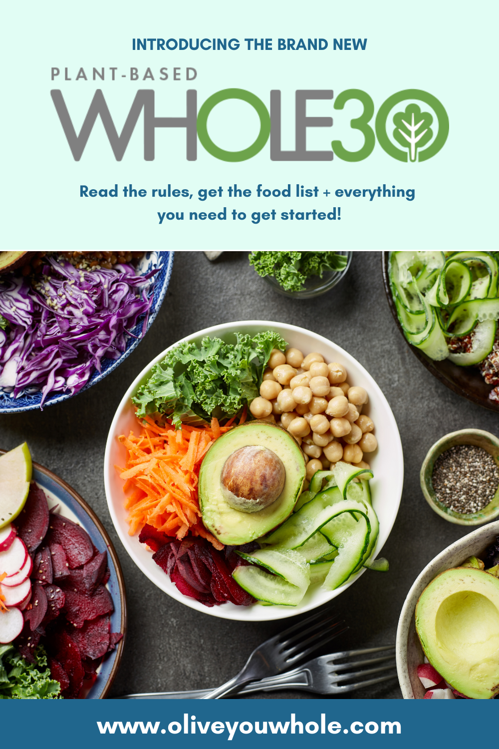 Plant-Based Whole30 Rules + Food List