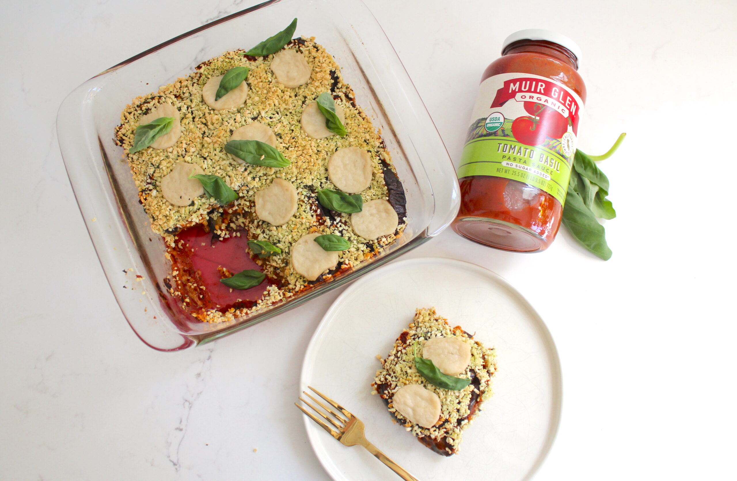 Vegan Eggplant Parmesan Bake Recipe (Gluten Free + Plant-Based Whole30) - Olive You Whole