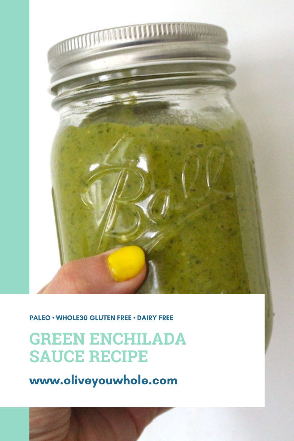 Green Enchilada Sauce Recipe Pinterest